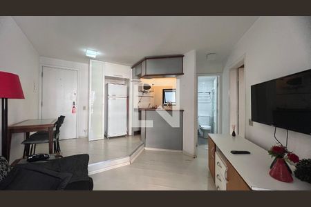 Sala de apartamento para alugar com 1 quarto, 40m² em Jardins, São Paulo