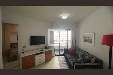 Sala de apartamento para alugar com 1 quarto, 40m² em Jardins, São Paulo