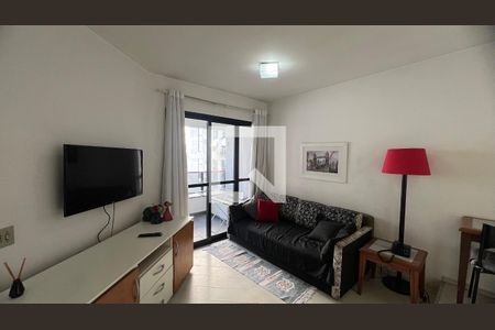 Sala de apartamento para alugar com 1 quarto, 40m² em Jardins, São Paulo