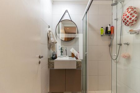 Banheiro da Suíte de apartamento à venda com 1 quarto, 32m² em Centro Histórico de São Paulo, São Paulo