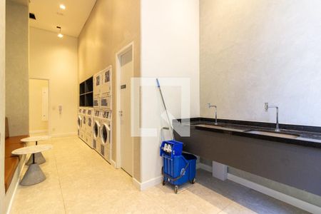 Área comum - Lavanderia de kitnet/studio à venda com 1 quarto, 27m² em Pinheiros, São Paulo