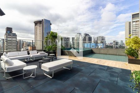 Área comum - Piscina de kitnet/studio à venda com 1 quarto, 27m² em Pinheiros, São Paulo