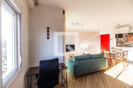 Sala de apartamento à venda com 1 quarto, 60m² em Bethaville I, Barueri