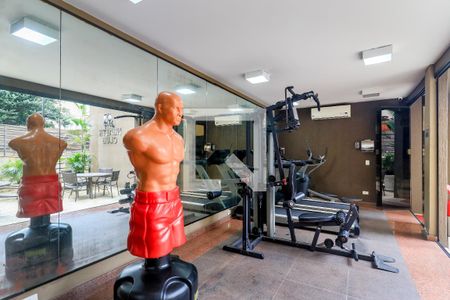 Área comum - Academia de apartamento para alugar com 1 quarto, 32m² em Brooklin, São Paulo