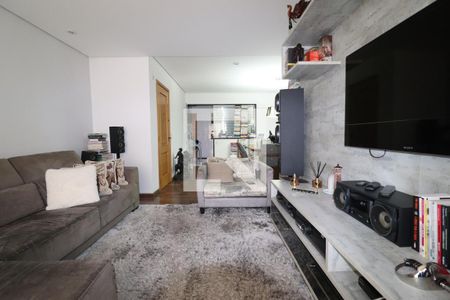 Sala de apartamento para alugar com 3 quartos, 129m² em Vila Assunção, Santo André