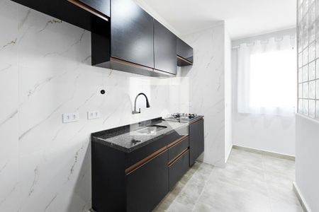 Cozinha de apartamento para alugar com 2 quartos, 62m² em Conjunto Residencial Trinta E Um de Marco, São José dos Campos