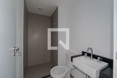 Banheiro de kitnet/studio à venda com 1 quarto, 33m² em Consolação, São Paulo