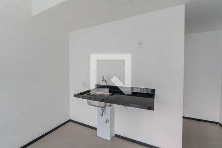 Cozinha de kitnet/studio à venda com 1 quarto, 33m² em Consolação, São Paulo