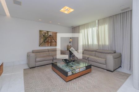 Sala de apartamento à venda com 4 quartos, 155m² em Lourdes, Belo Horizonte