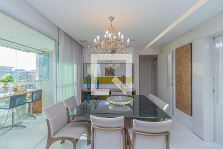 Varanda de apartamento à venda com 4 quartos, 155m² em Lourdes, Belo Horizonte