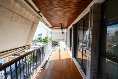 Varanda da Sala de apartamento à venda com 3 quartos, 119m² em Grajaú, Rio de Janeiro