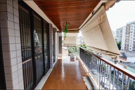 Varanda da Sala de apartamento à venda com 3 quartos, 119m² em Grajaú, Rio de Janeiro
