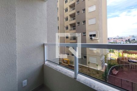 Varanda da Sala de apartamento à venda com 2 quartos, 45m² em Parque Industrial, Campinas