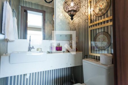 Lavabo de apartamento à venda com 3 quartos, 140m² em Vila da Serra, Nova Lima