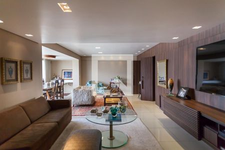 Sala de apartamento à venda com 3 quartos, 140m² em Vila da Serra, Nova Lima