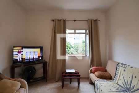 Sala de apartamento para alugar com 1 quarto, 60m² em Pr. Tartarugas, Guarujá
