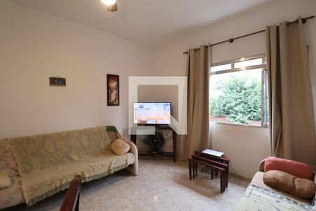 Sala de apartamento para alugar com 1 quarto, 60m² em Pr. Tartarugas, Guarujá