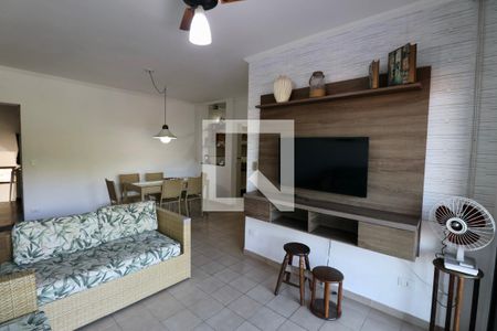 Sala de apartamento para alugar com 2 quartos, 90m² em Tortuga, Guarujá