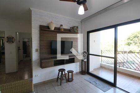 Sala de apartamento para alugar com 2 quartos, 90m² em Tortuga, Guarujá