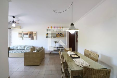 Sala de apartamento para alugar com 2 quartos, 90m² em Tortuga, Guarujá