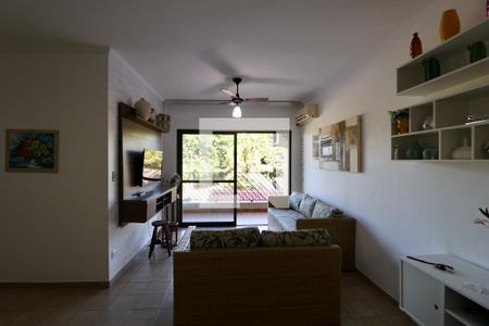 Sala de apartamento para alugar com 2 quartos, 90m² em Tortuga, Guarujá