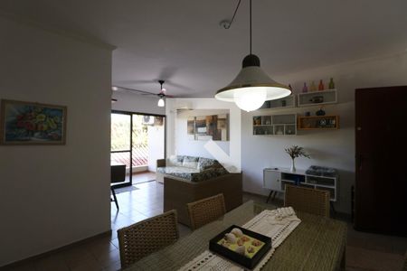 Sala de apartamento para alugar com 2 quartos, 90m² em Tortuga, Guarujá