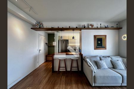 Sala de apartamento à venda com 2 quartos, 75m² em Santo Amaro, São Paulo