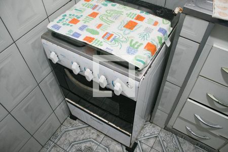 Cozinha de apartamento para alugar com 1 quarto, 30m² em Cidade Ocian, Praia Grande