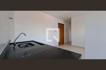 Sala/Cozinha de apartamento à venda com 2 quartos, 60m² em Vila Curuçá, Santo André