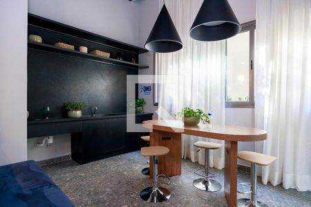 Área comum - Lavanderia de kitnet/studio para alugar com 1 quarto, 30m² em Santo Amaro, São Paulo