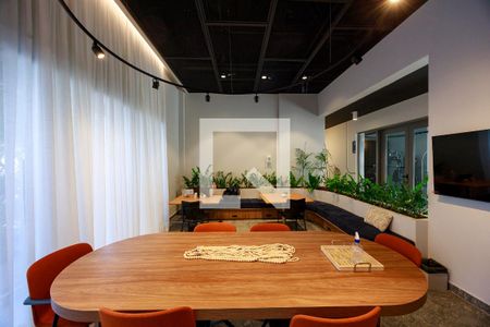Área comum - Coworking de kitnet/studio para alugar com 1 quarto, 30m² em Santo Amaro, São Paulo