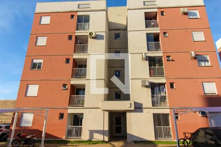 Fachada do bloco de apartamento à venda com 2 quartos, 49m² em Fátima, Canoas