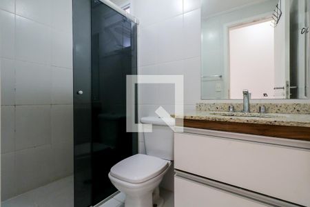 Banheiro Social de apartamento para alugar com 2 quartos, 66m² em Olímpico, São Caetano do Sul