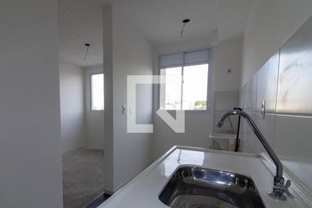 Cozinha e Área de Serviço de apartamento para alugar com 2 quartos, 47m² em Jardim Boa Esperança, Campinas