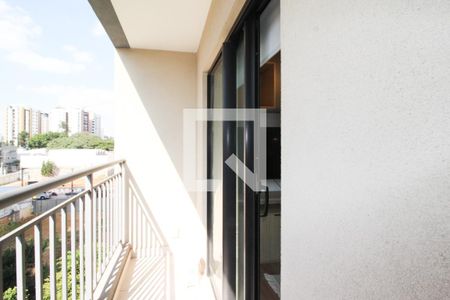 Varanda de kitnet/studio para alugar com 1 quarto, 25m² em Indianópolis, São Paulo