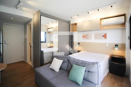 Studio de kitnet/studio para alugar com 1 quarto, 25m² em Indianópolis, São Paulo