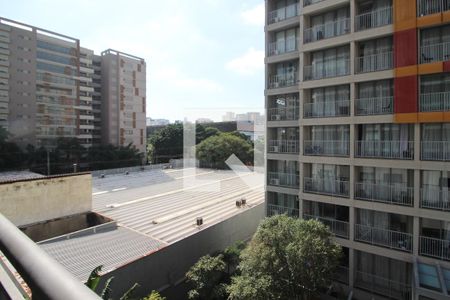 Vista da Varanda de kitnet/studio para alugar com 1 quarto, 25m² em Indianópolis, São Paulo