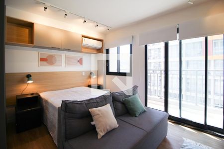 Studio de kitnet/studio para alugar com 1 quarto, 25m² em Indianópolis, São Paulo
