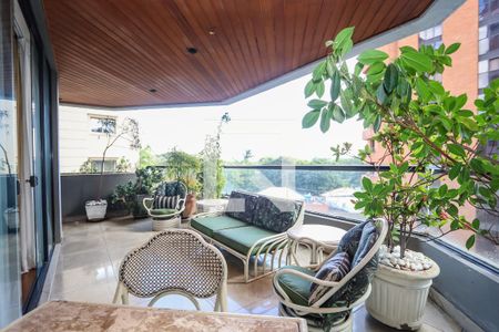 Varanda da Sala de apartamento à venda com 4 quartos, 400m² em Jardim Paulista, São Paulo