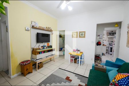 Sala de apartamento à venda com 2 quartos, 70m² em Grajaú, Rio de Janeiro