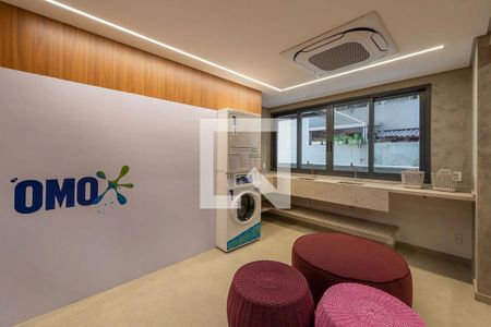 Área comum - Lavanderia de apartamento à venda com 1 quarto, 27m² em Jardim Paulista, São Paulo