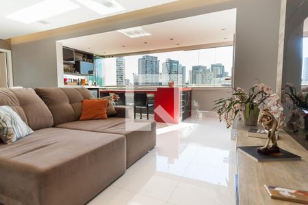 Sala de TV de apartamento à venda com 3 quartos, 126m² em Vale do Sereno, Nova Lima