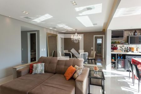 Sala de TV de apartamento à venda com 3 quartos, 126m² em Vale do Sereno, Nova Lima