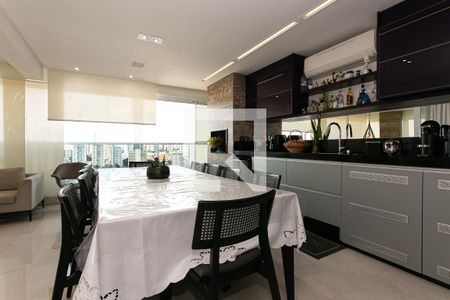 Varanda gourmet de apartamento à venda com 3 quartos, 165m² em Tatuapé, São Paulo