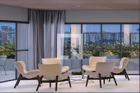 Área comum de kitnet/studio à venda com 1 quarto, 33m² em Pinheiros, São Paulo