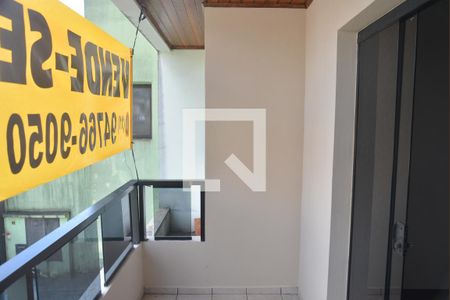Varanda da Sala de apartamento à venda com 3 quartos, 106m² em Vila Helena, Santo André