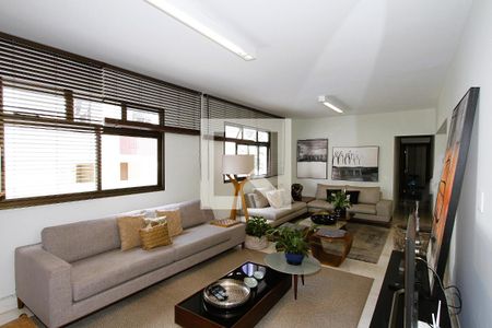 Sala de apartamento à venda com 4 quartos, 144m² em Buritis, Belo Horizonte