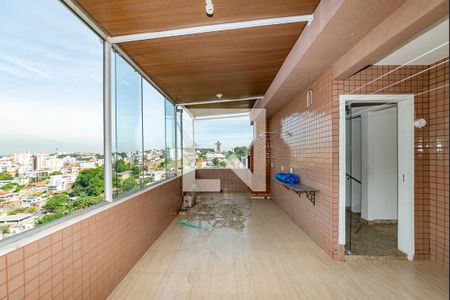 Varanda de apartamento à venda com 3 quartos, 130m² em Padre Eustáquio, Belo Horizonte