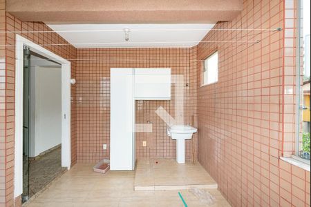 Área de Serviço de apartamento à venda com 3 quartos, 130m² em Padre Eustáquio, Belo Horizonte