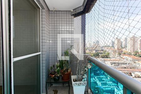 Varanda da Sala de apartamento para alugar com 3 quartos, 93m² em Tatuapé, São Paulo